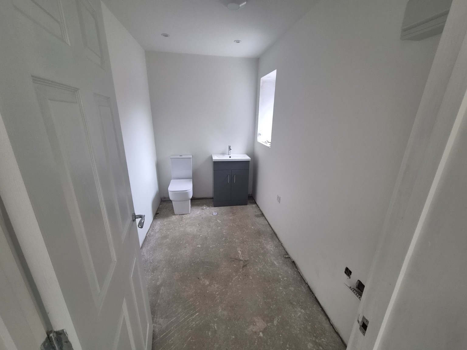 Freshly decorated room